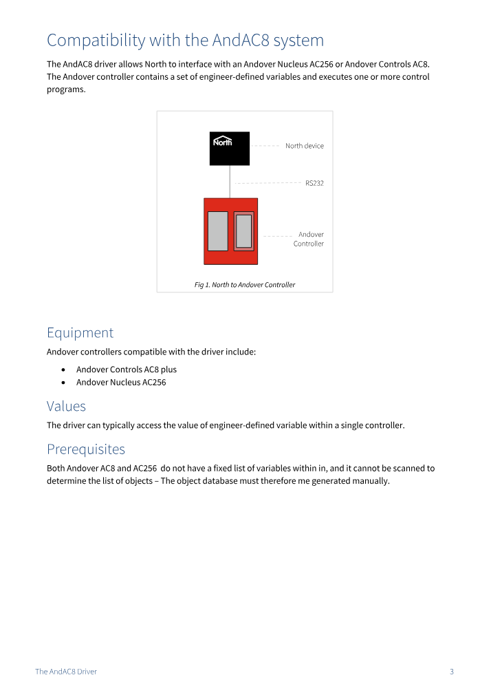 Preview thumbnail of page 3 of the AndAC8 Driver Manual PDF document.
